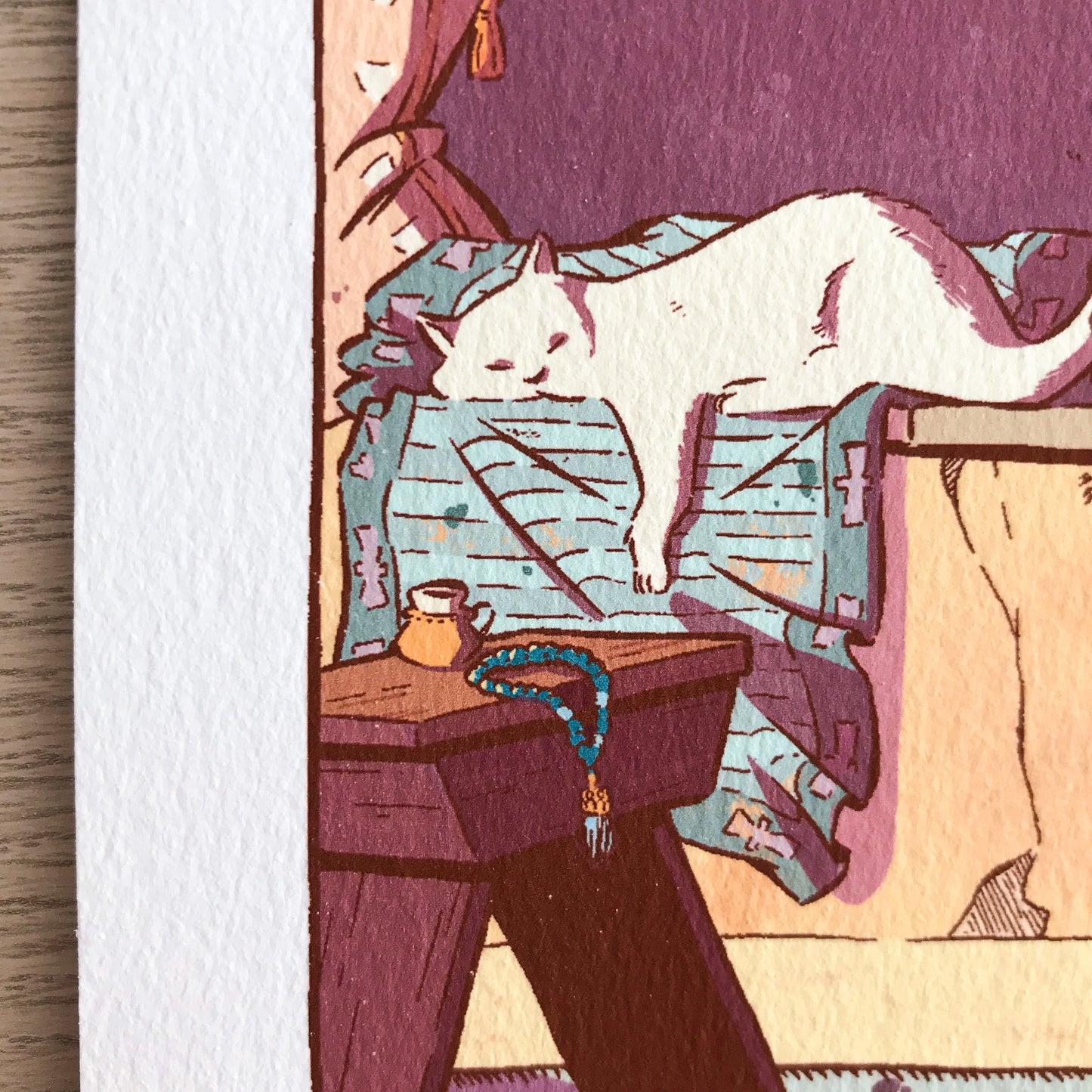 The Balkan Man & His Cat - ART PRINT
