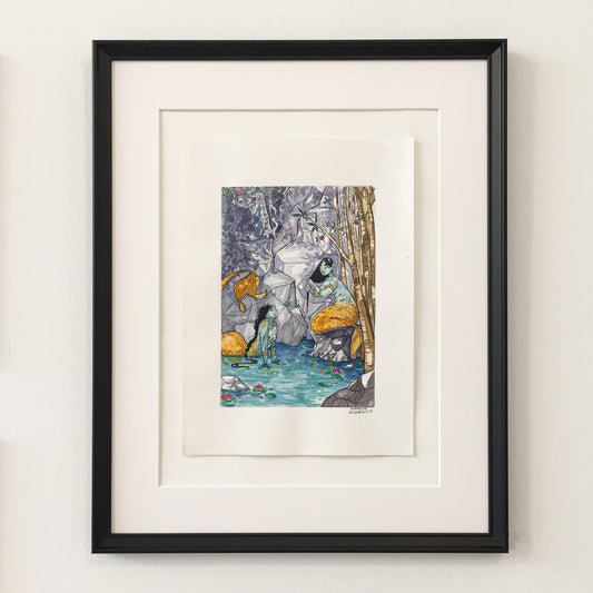 the Naïads - Art Print